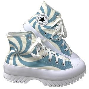 Converse Ctas Lugged 2.0 Shoes Skate Canvas Blue Candy Women Casual A10021C